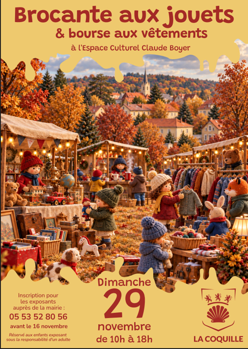Brocante aux jouets et bourse aux vêtements
