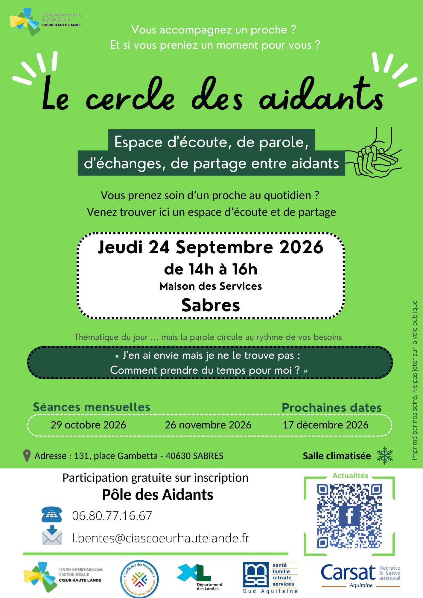 Cercle des aidants 