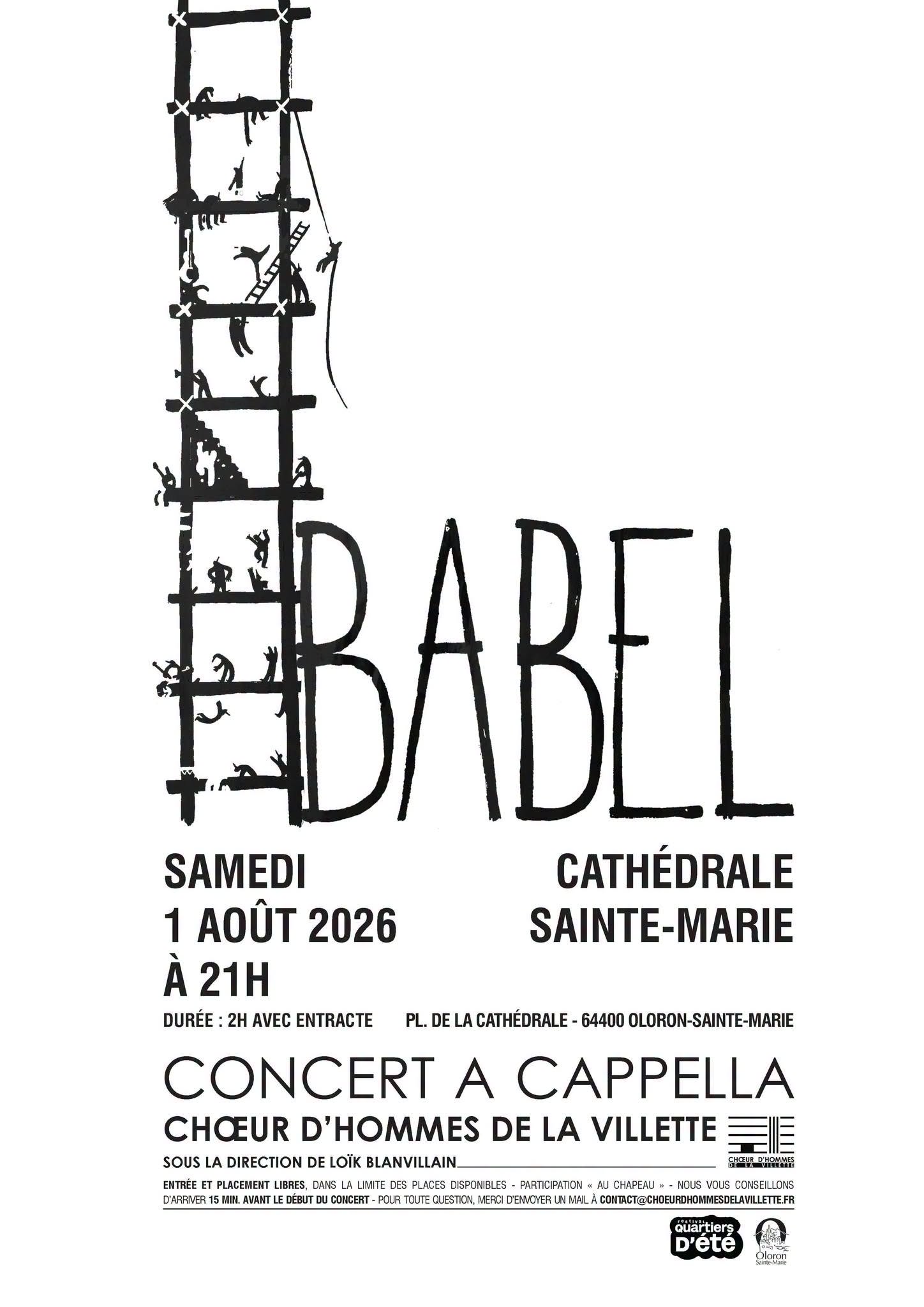 Quartiers d'été 2026 - Concert Choeur d'Hommes ...