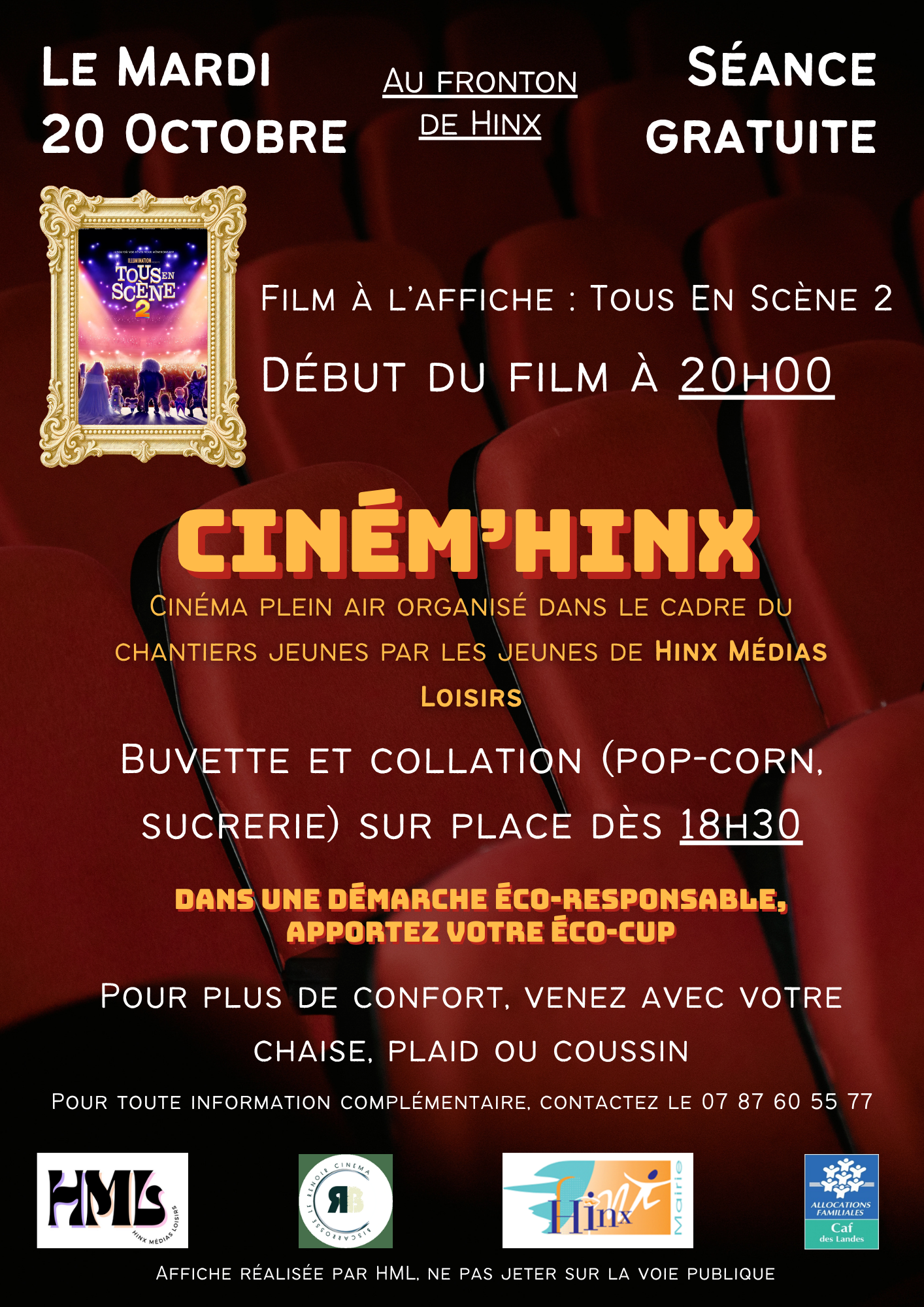 Ciném'Hinx - ciné plein air