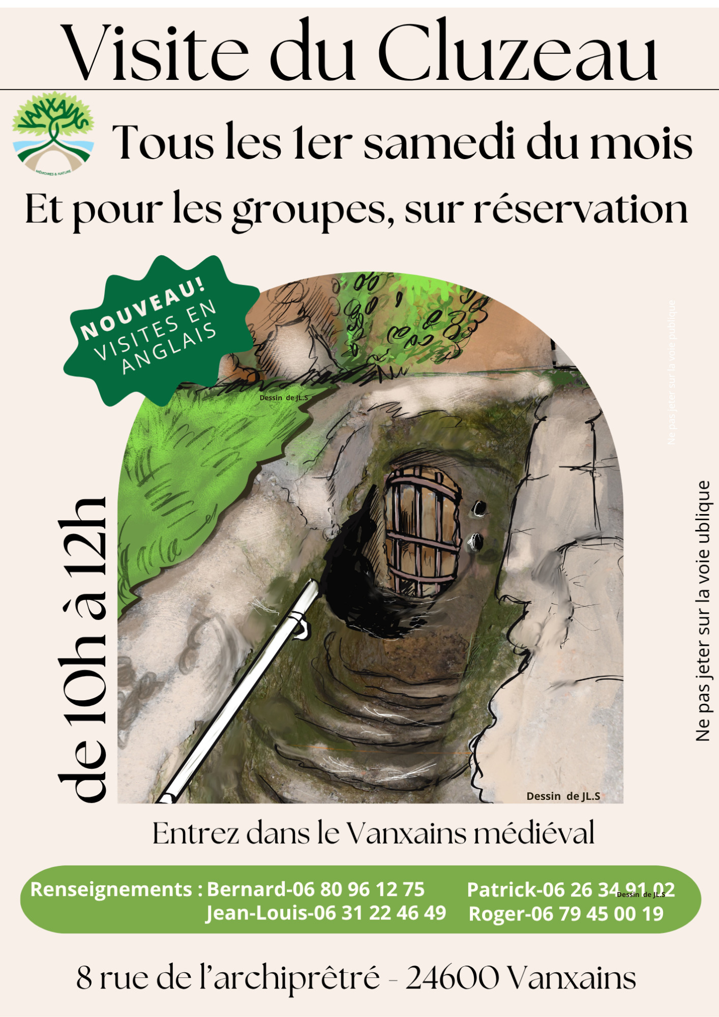 Visite du Cluzeau