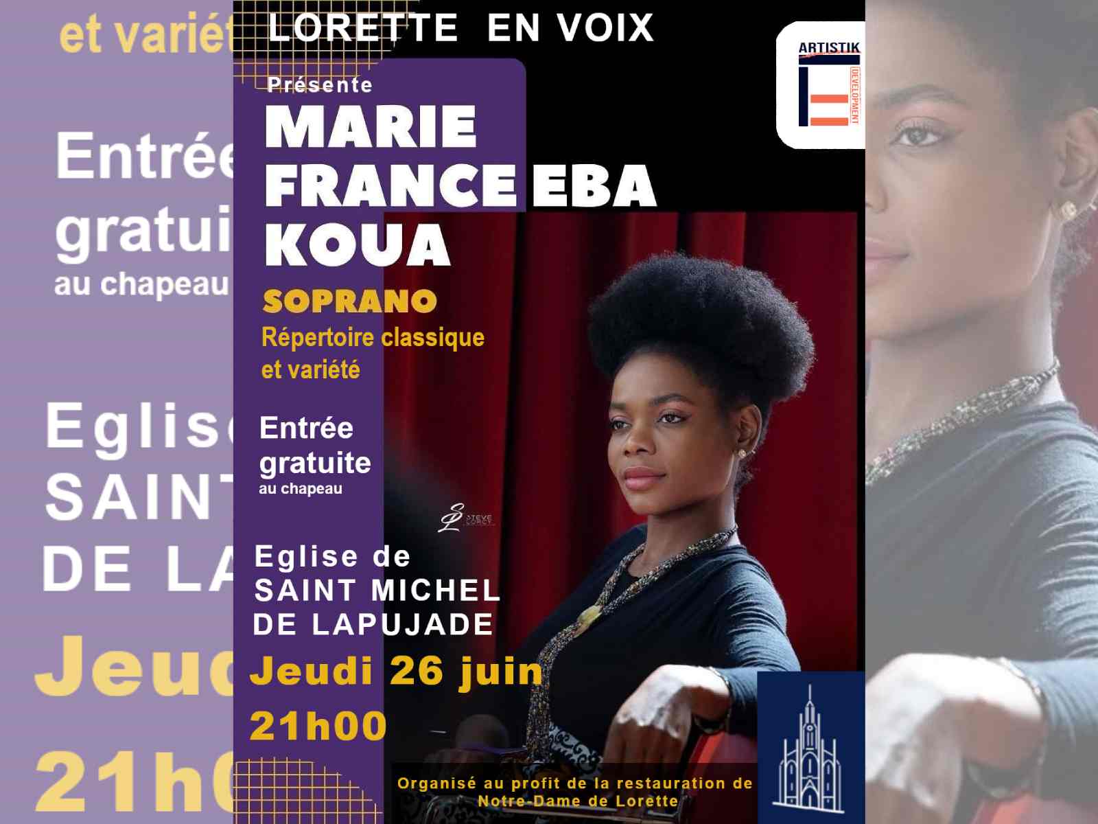 Concert de Marie-France EBA KOUA