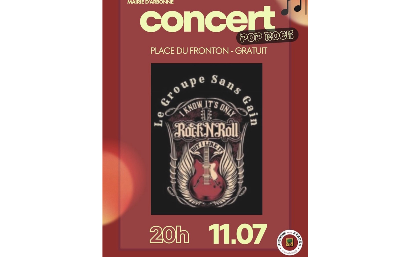 Concert Le Groupe Sans Gain