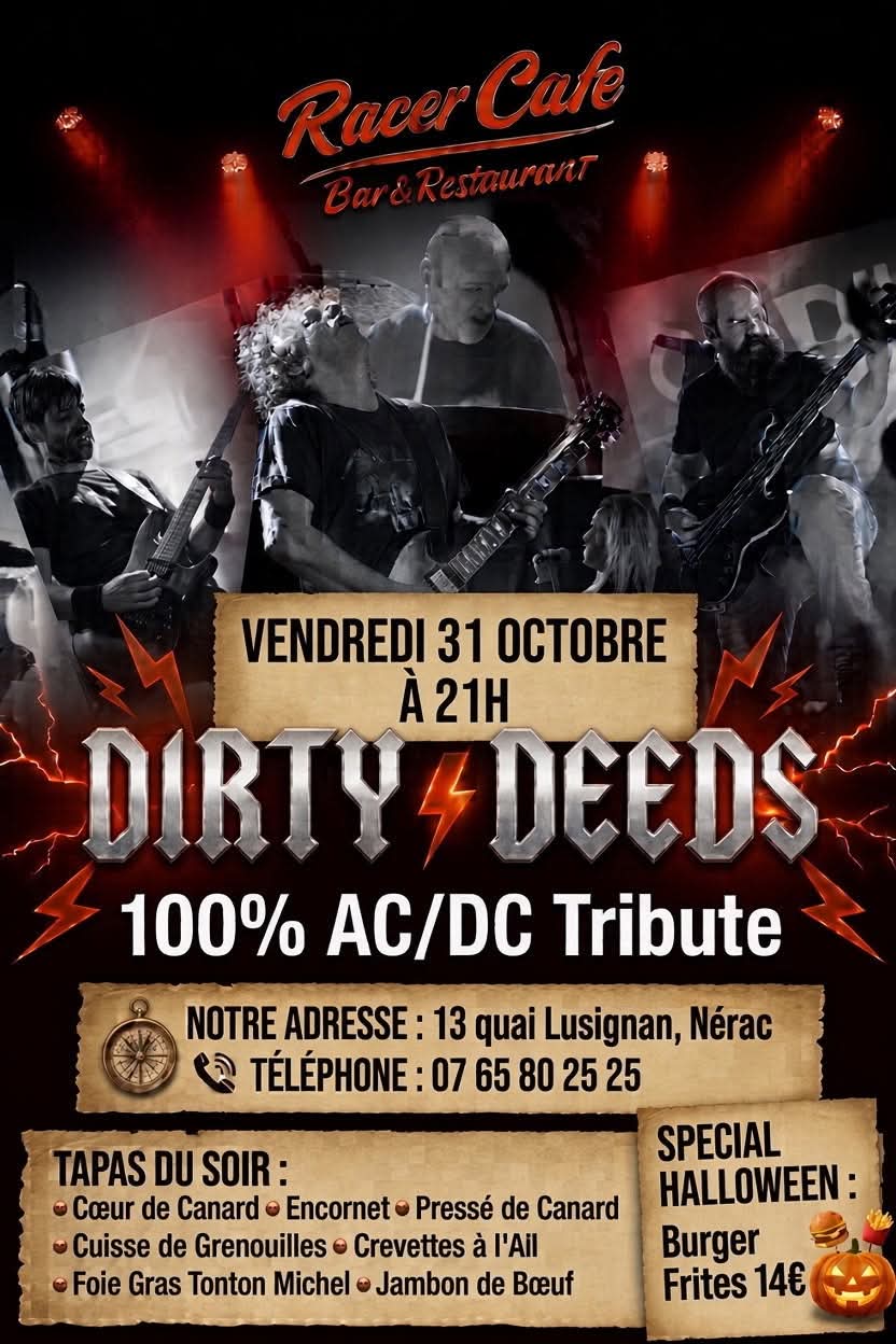 Concert Dirty Deeds 100% AC-DC Tribute