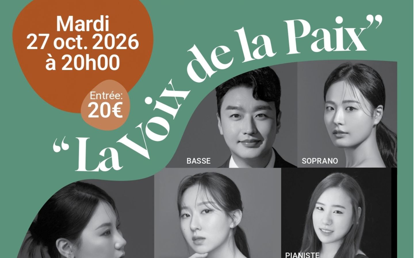 Concert de chants lyriques : la voix de la paix