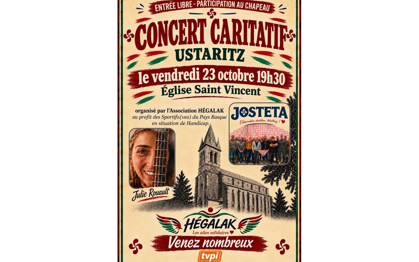 Concert de Julie Rouault et choeur Josteta