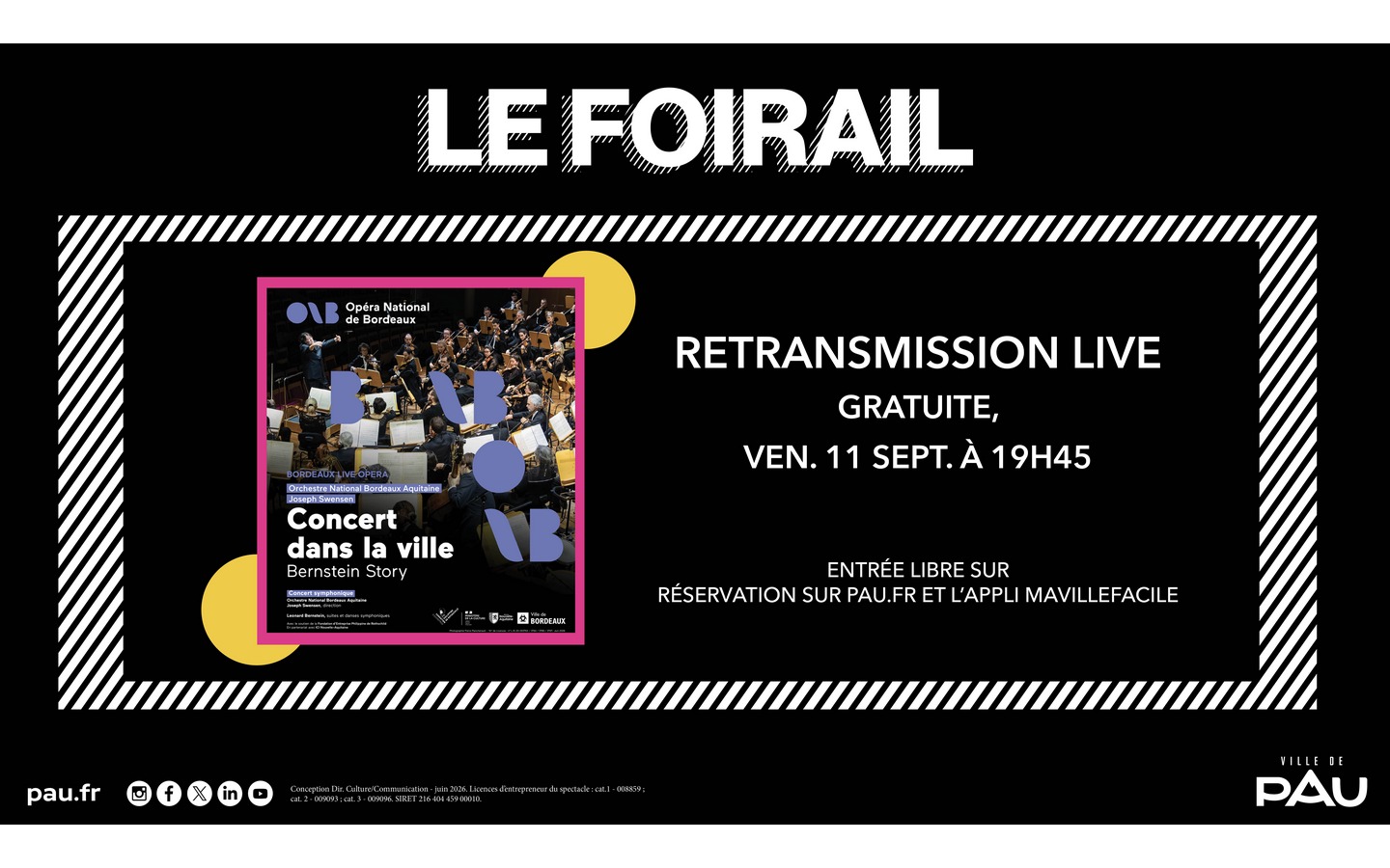 Retransmission Opéra National de Bordeaux