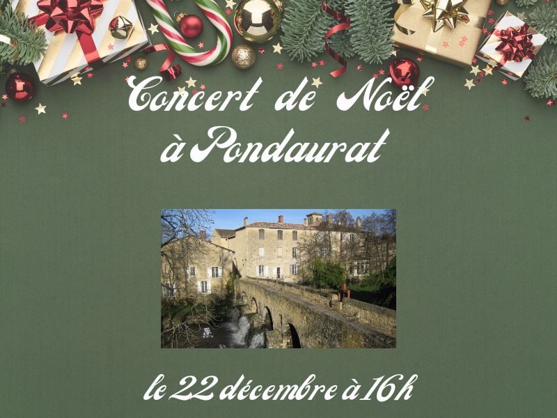 Concert de Noël à Pondaurat 