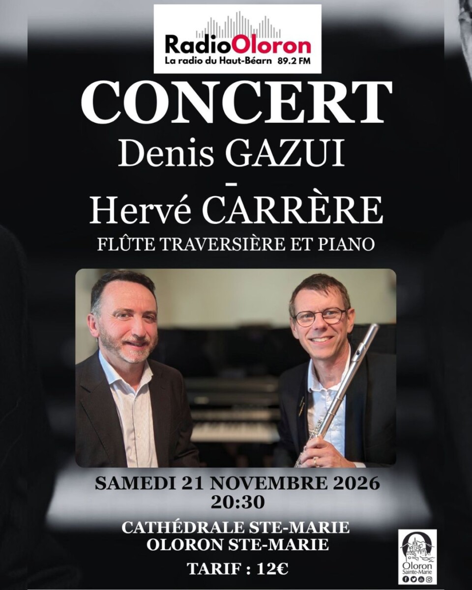 Concert flûte traversière et piano