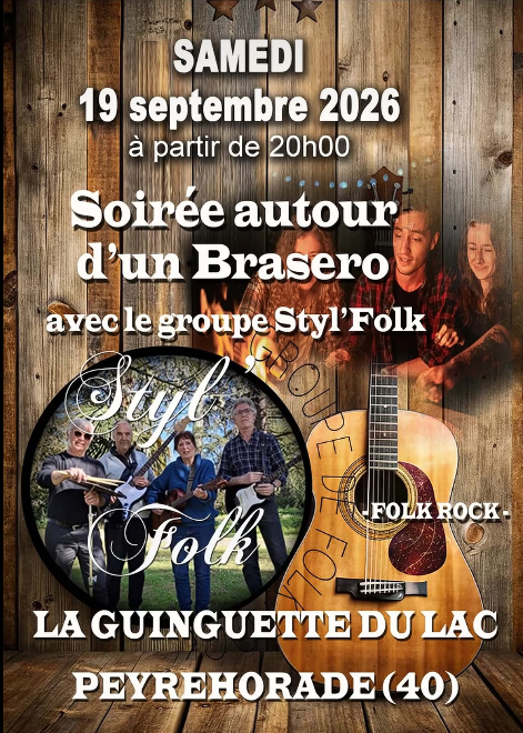 Soirée brasero avec le groupe Styl'Folk