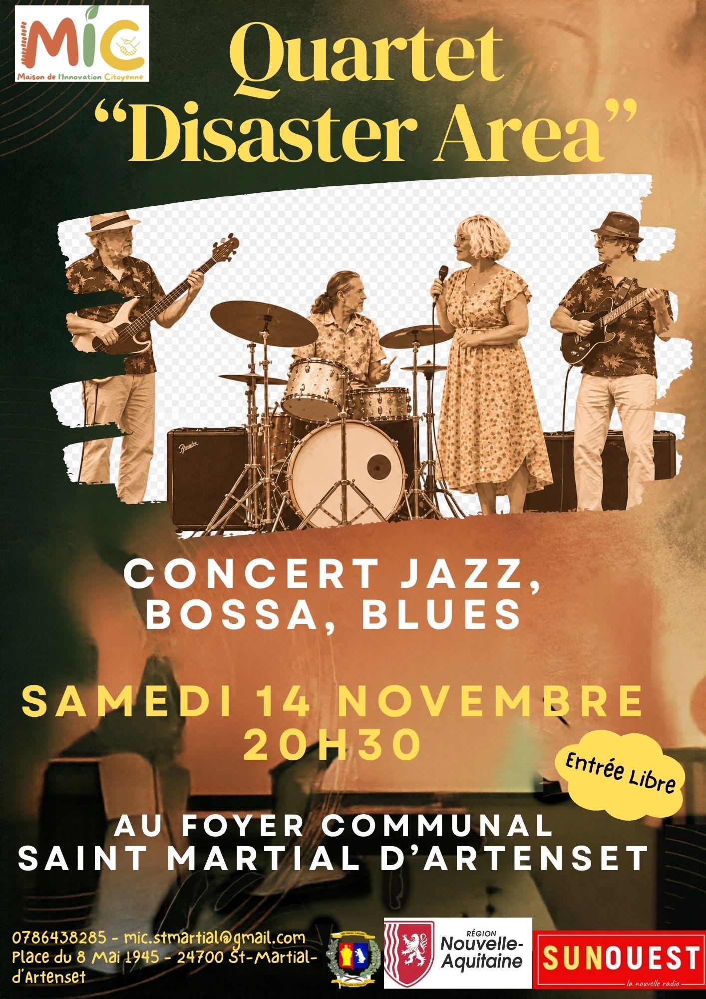 Concert Quartet Disaster Area