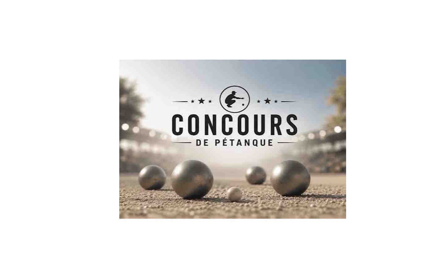Concours de pétanque 