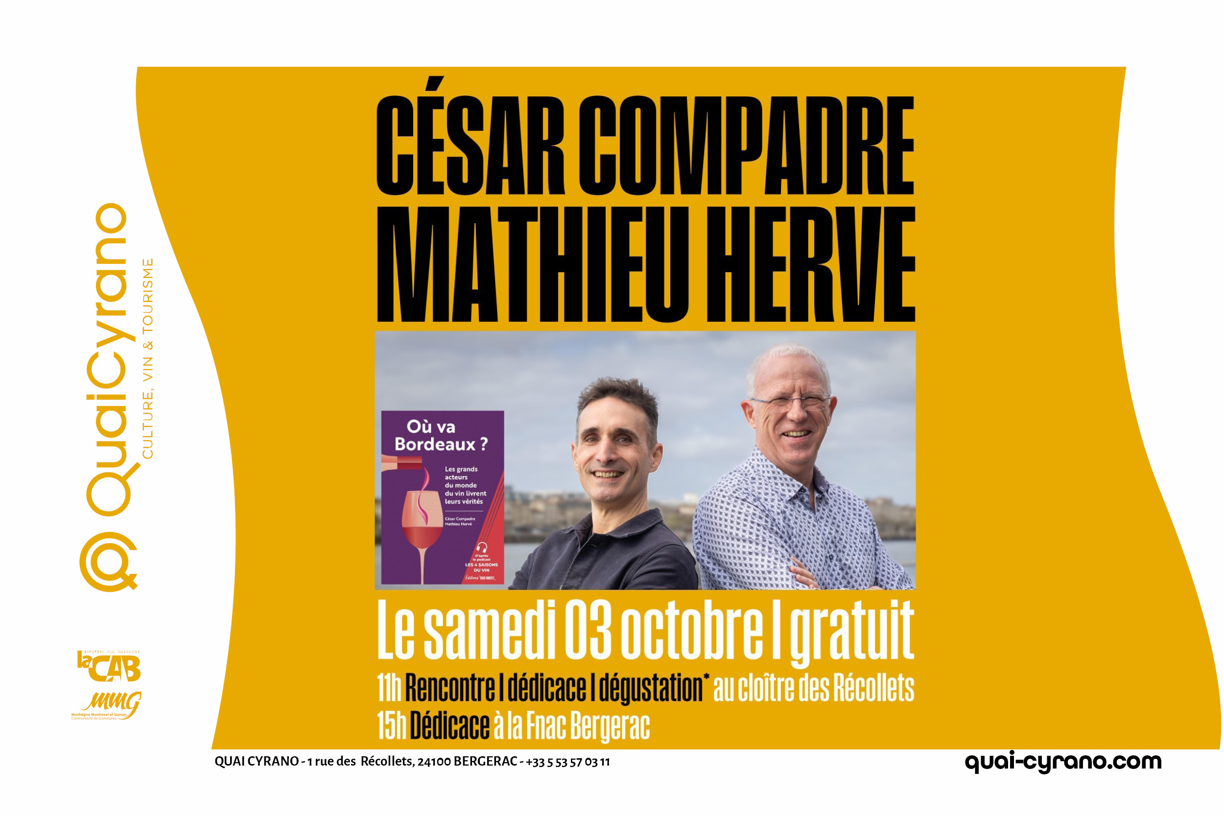 Conférence | dédicace | dégustation