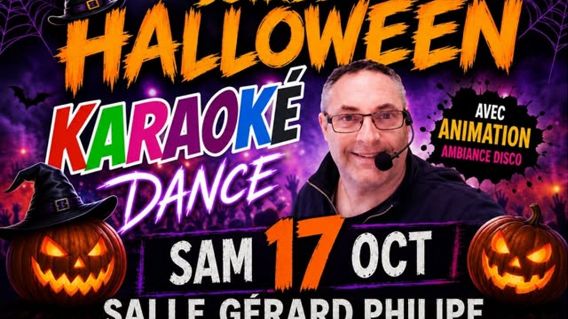 Soirée Halloween, karaoké et bal