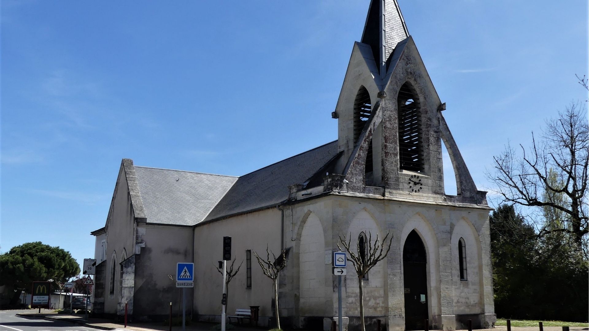 Inauguration du clocher rénové de l'église Notre-Dame de Chamiers