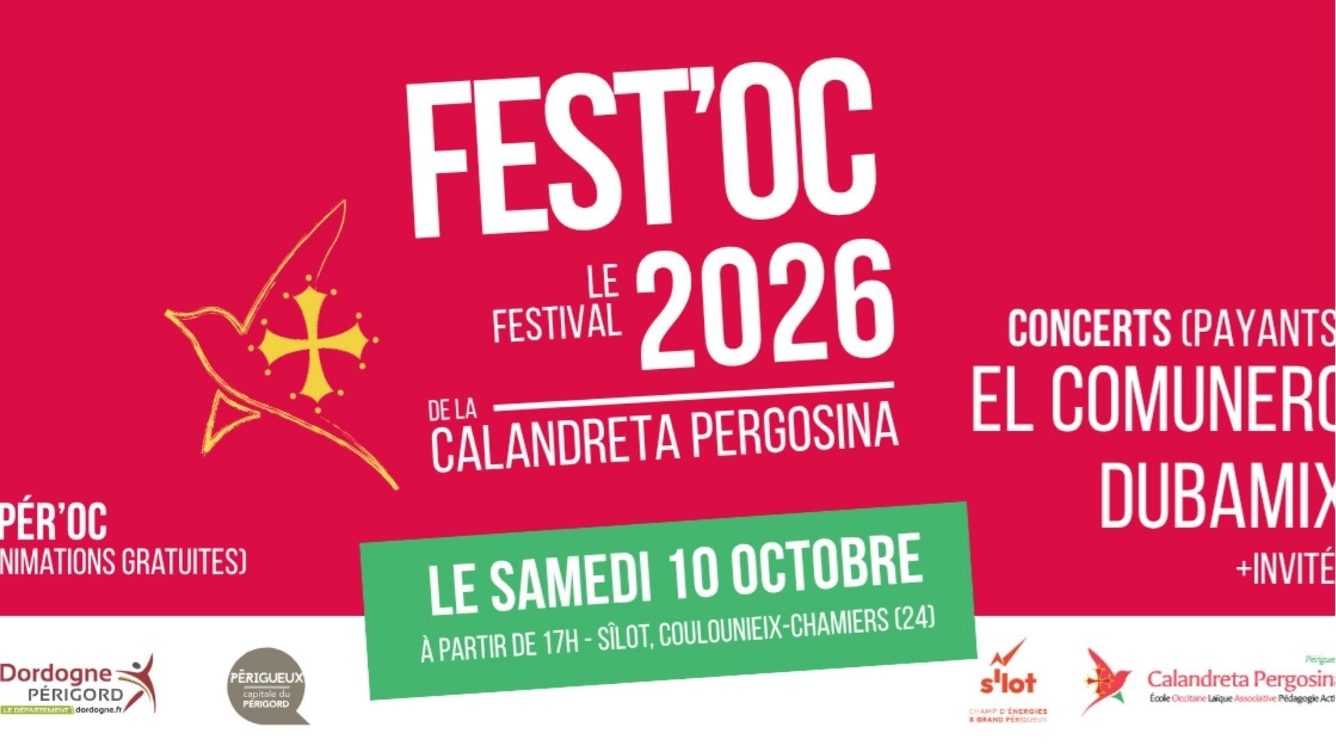 Fest'Oc le Festival 2026 de la Calandreta Pergosina
