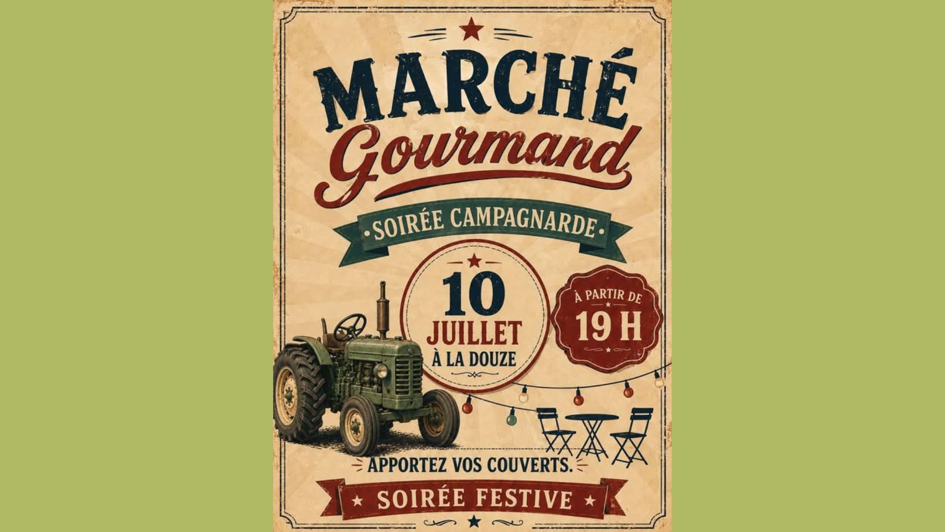 Marché gourmand | Soirée campagnarde
