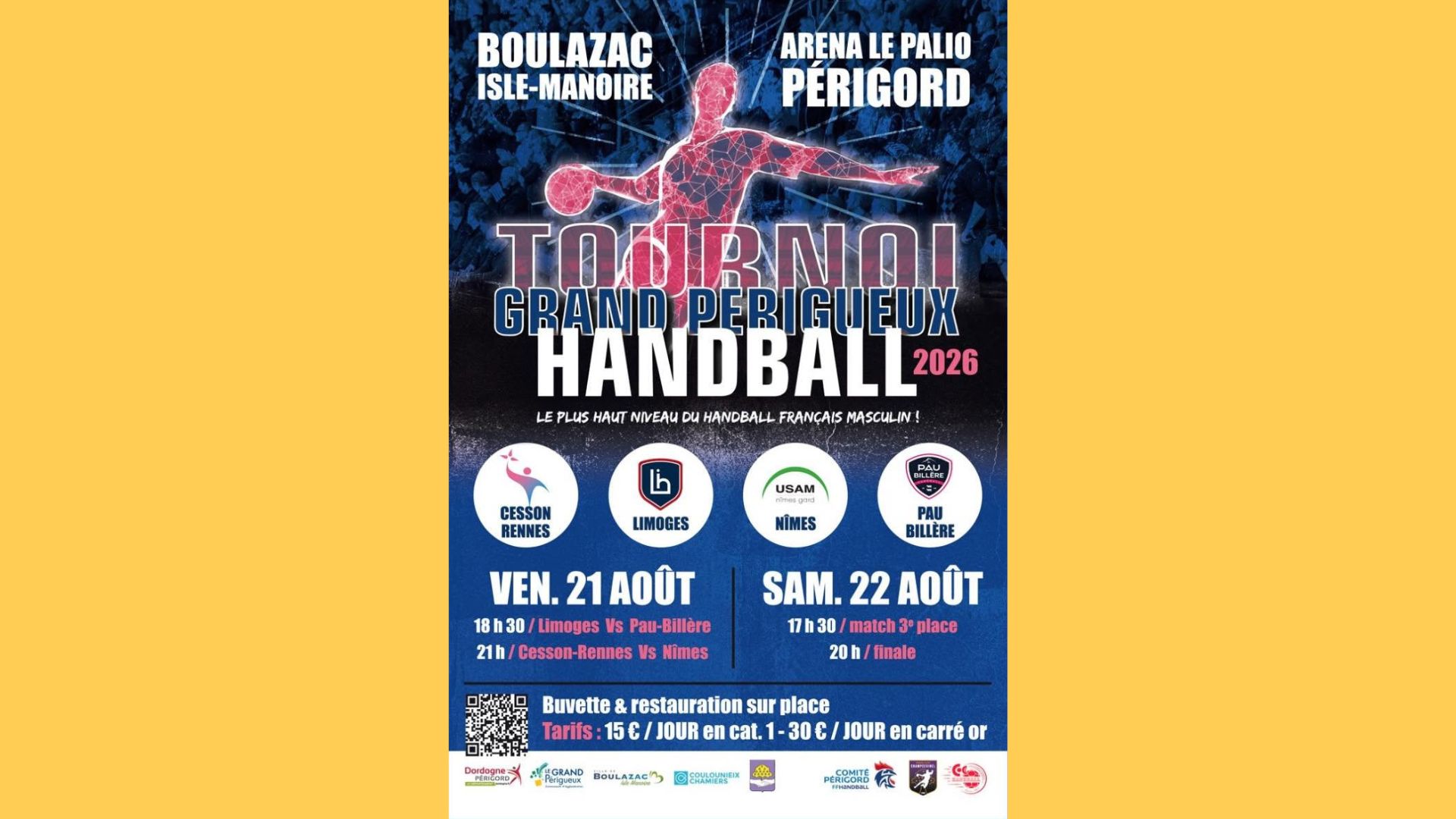 Tournoi Grand Périgueux handball 2026