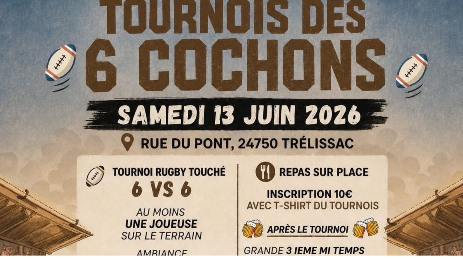 1ère édition du Rallye des 6 Cochons