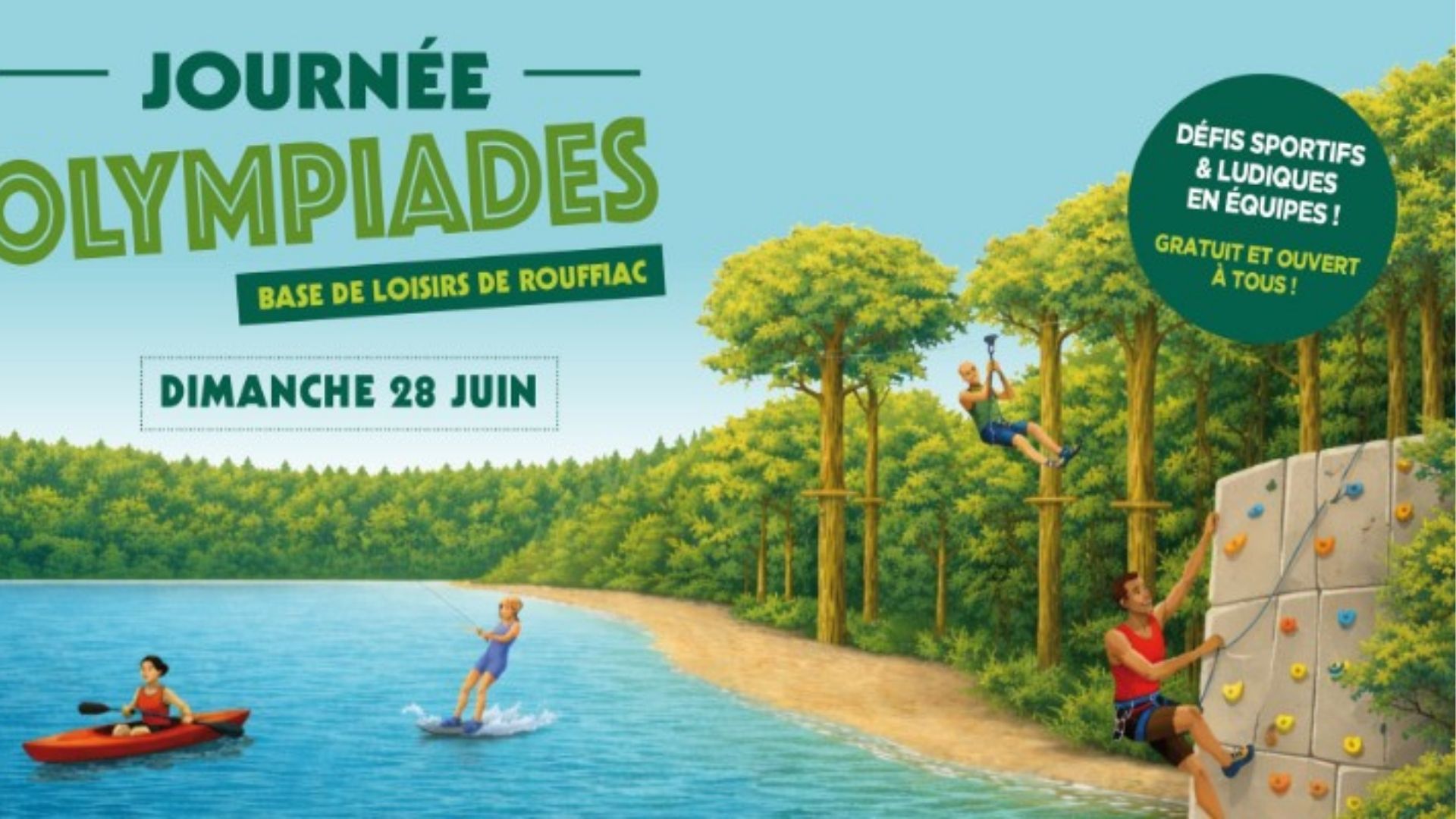 Journée Olympiades à la Base de Loisirs de Rou ...