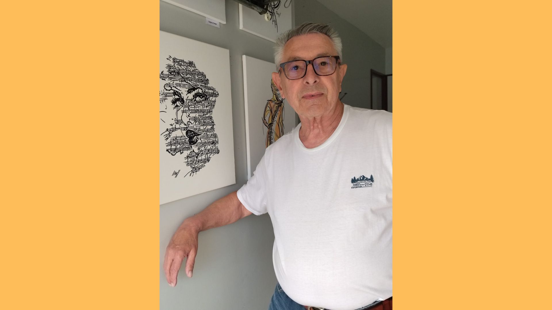 Exposition d'oeuvres musicales de Francis Magy