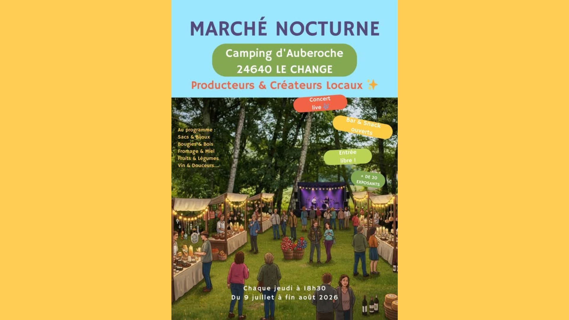 Marché nocturne