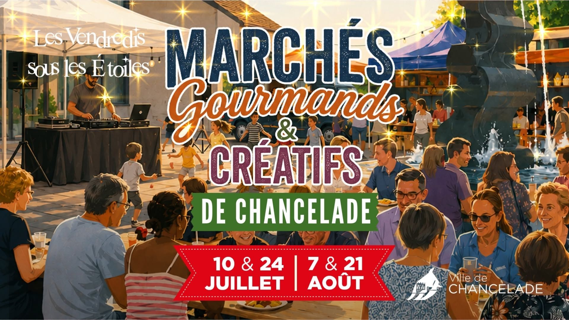 Marché gourmand créatif et festif de l'été