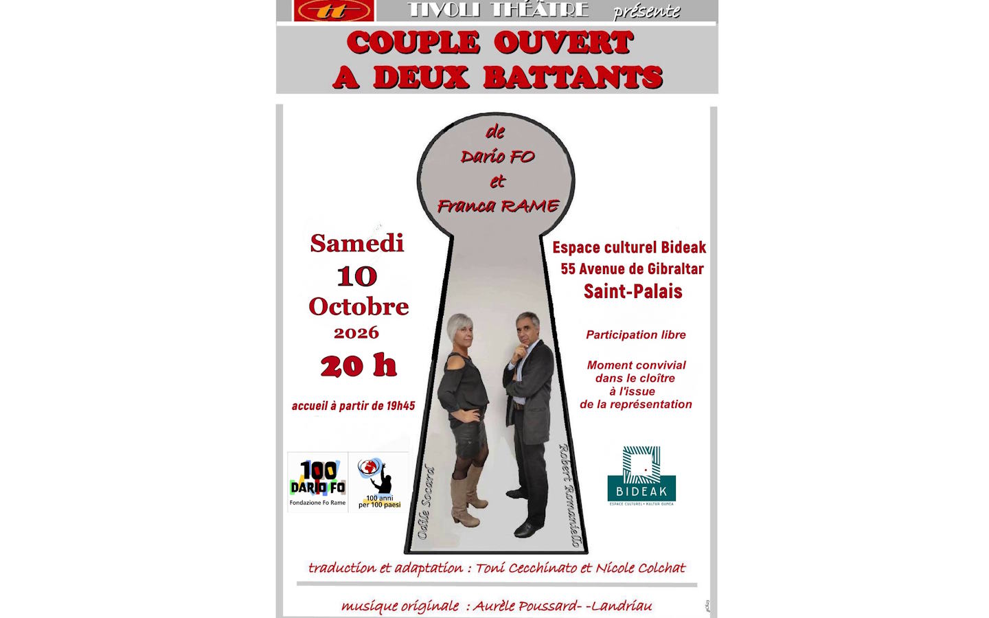 Comédie : "Couple ouvert à deux battants""