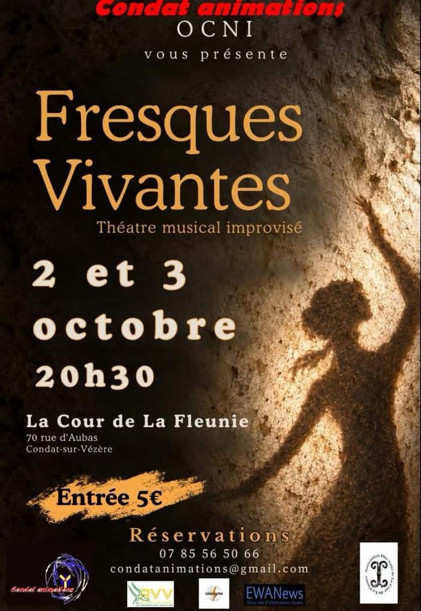 « FRESQUES VIVANTES » – THÉÂTRE MUSICAL IMPROVISÉ