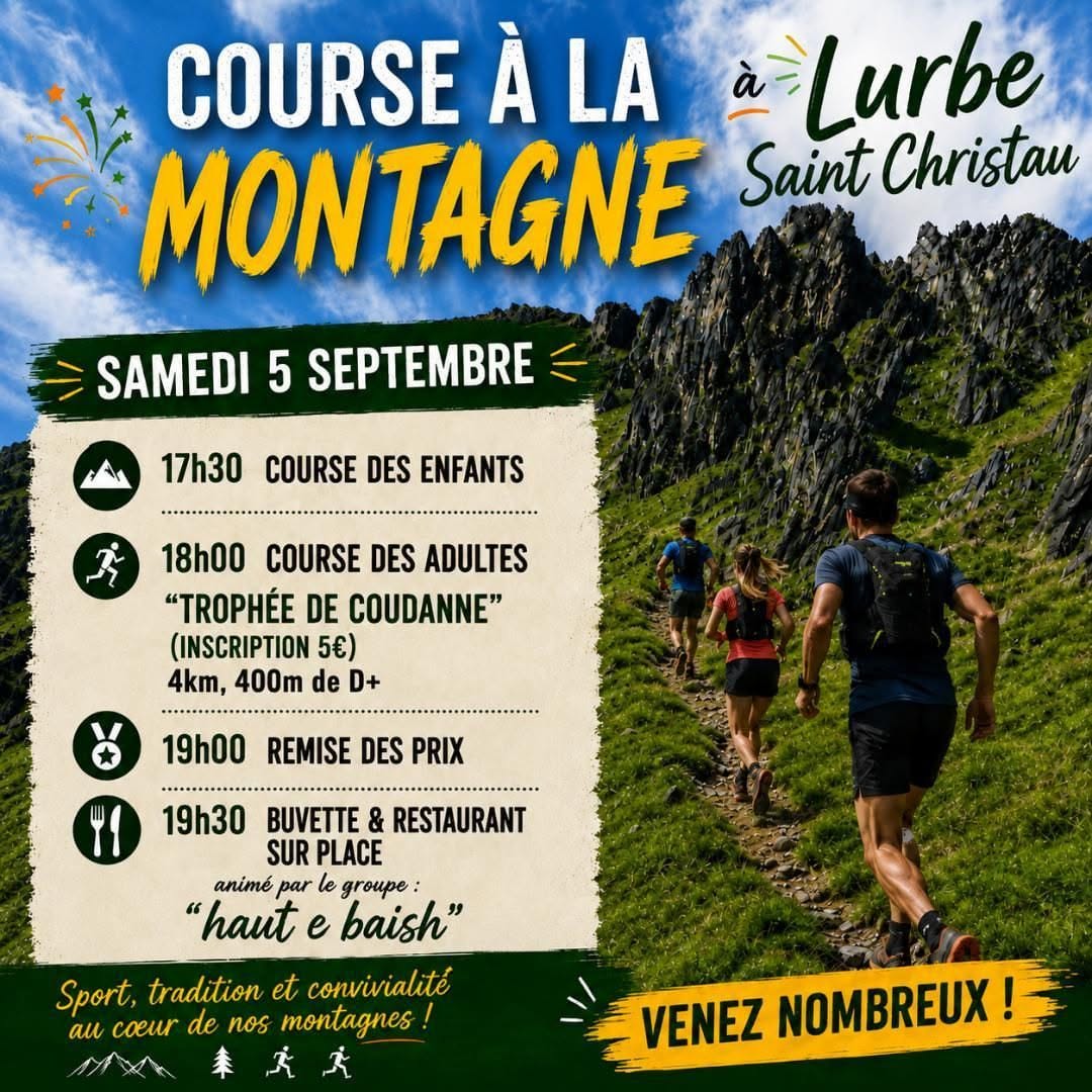 Course à la montagne