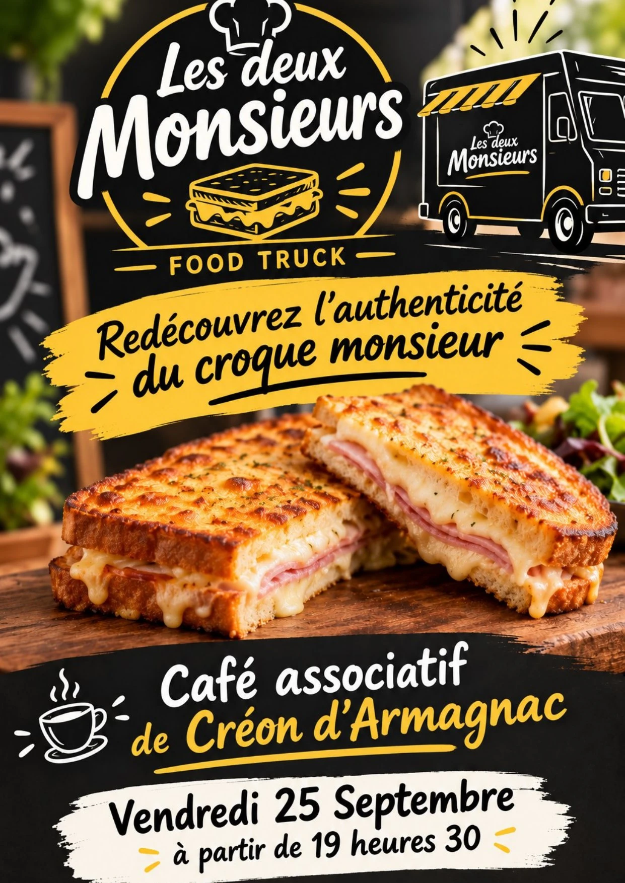 Foodtruck : Croque-monsieur