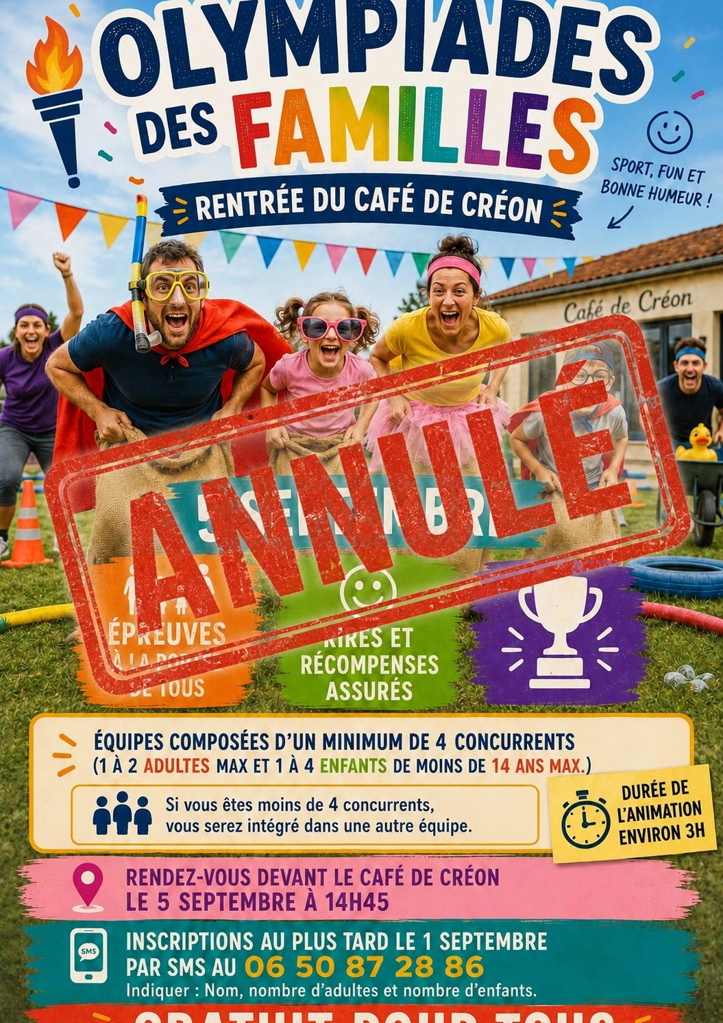 Olympiades des familles - ANNULÉES