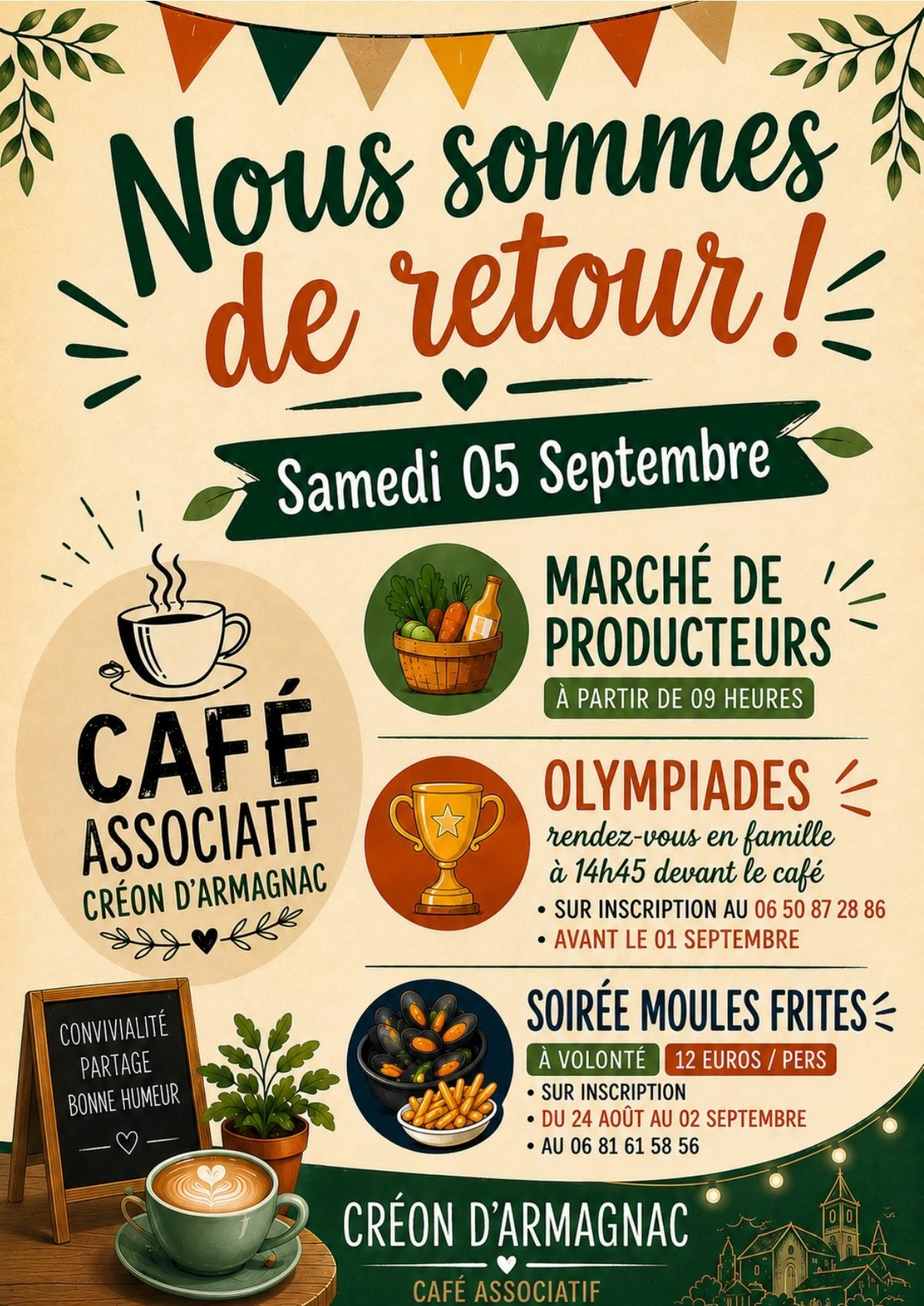 Réouverture du Café associatif