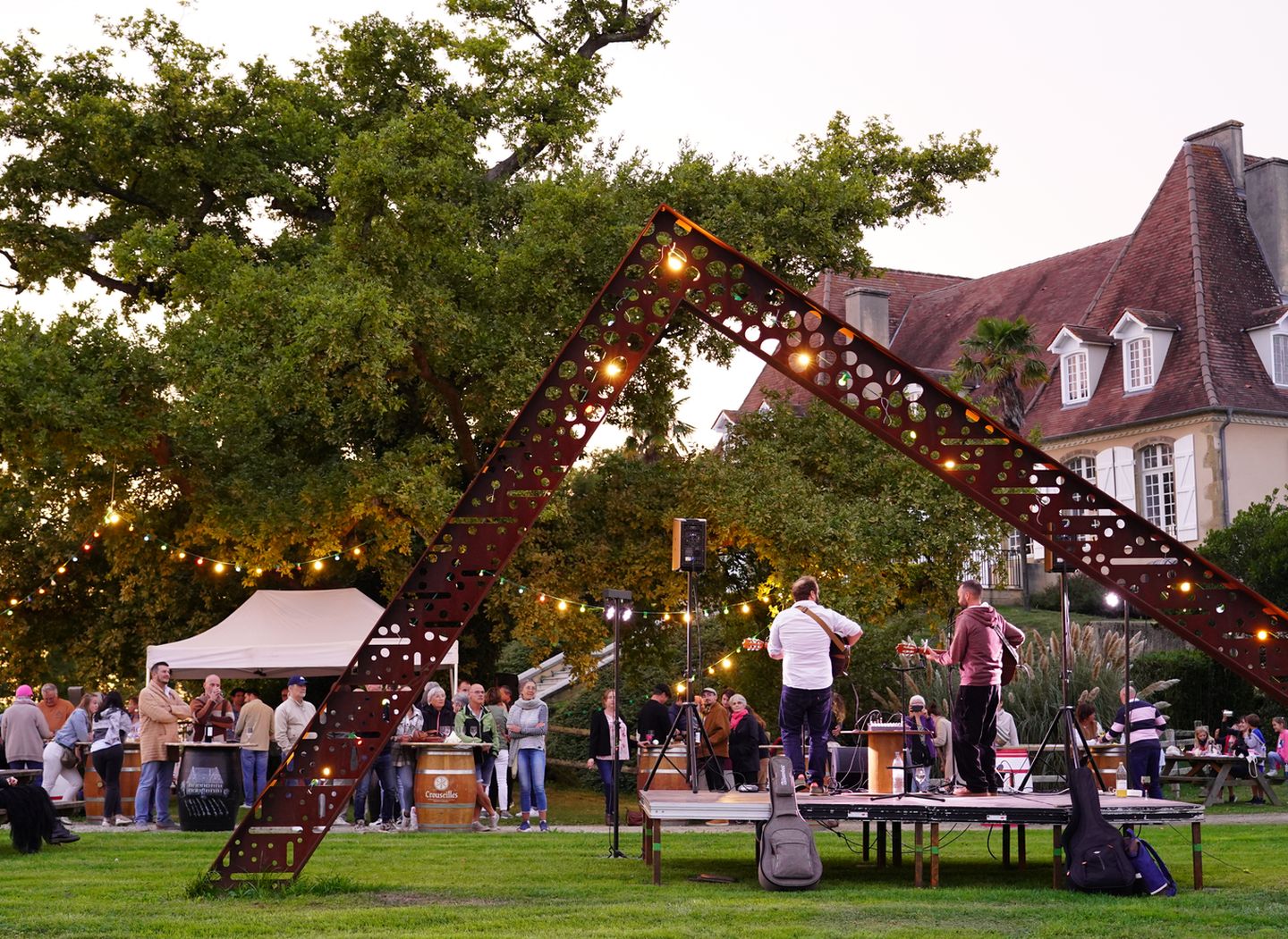 Fête des vendanges, au Château de Crouseilles