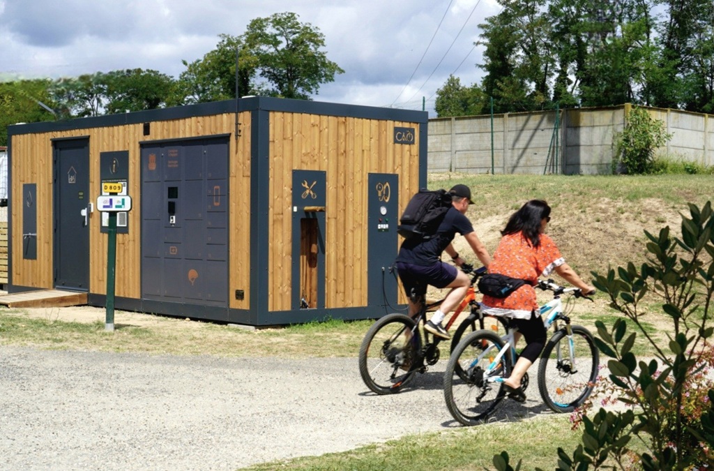 Aire de service vélos de Fontet