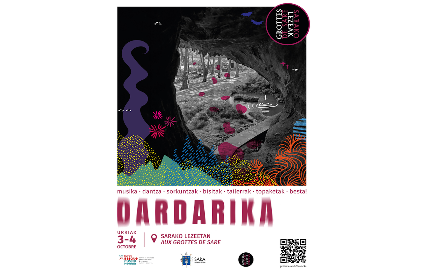 Dardarika, 2 jours de fêtes aux Grottes de Sare