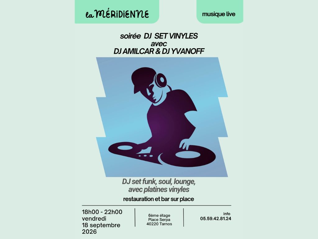 Soirée DJ set vinyles