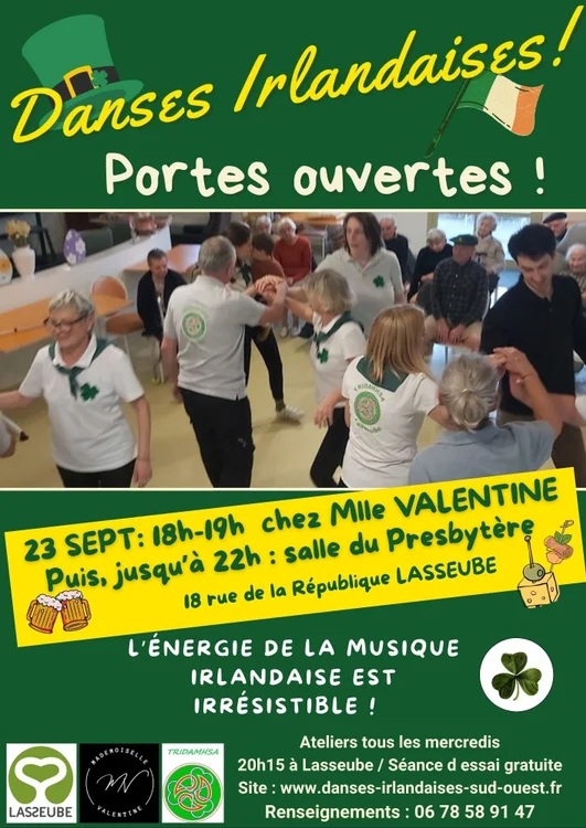 Portes ouvertes : danses irlandaises