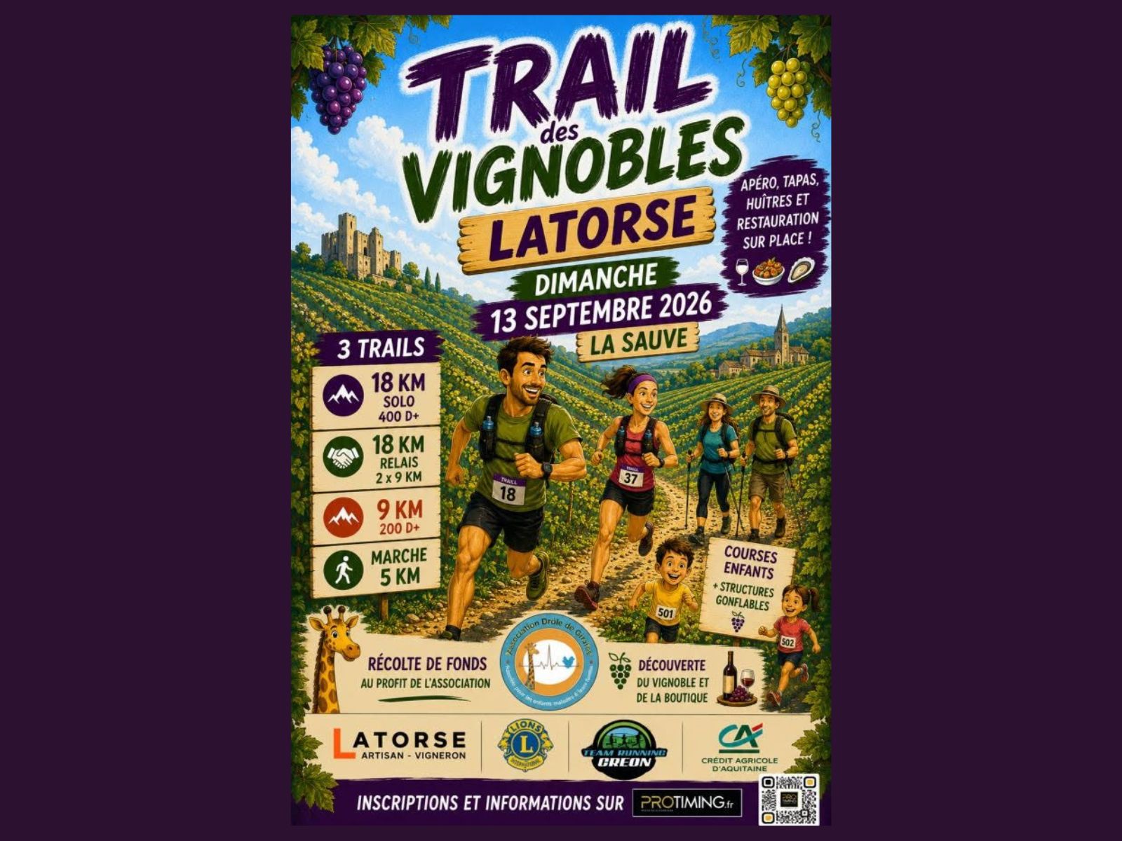 Trail des Vignobles Latorse