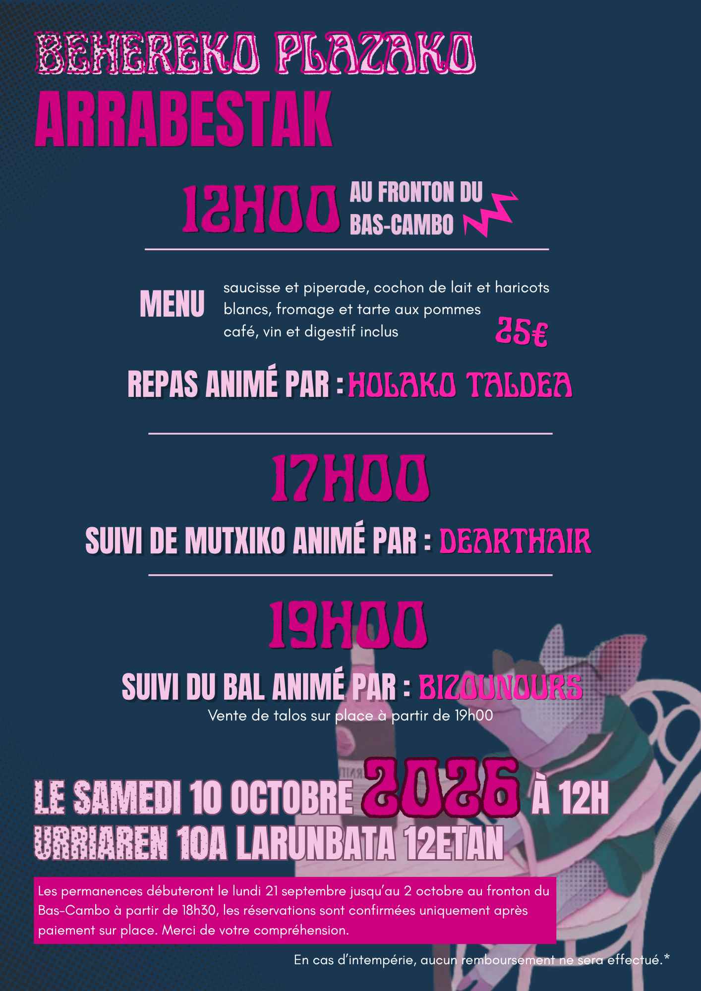 Refêtes du Bas Cambo - Behereko Plazako arrabestak
