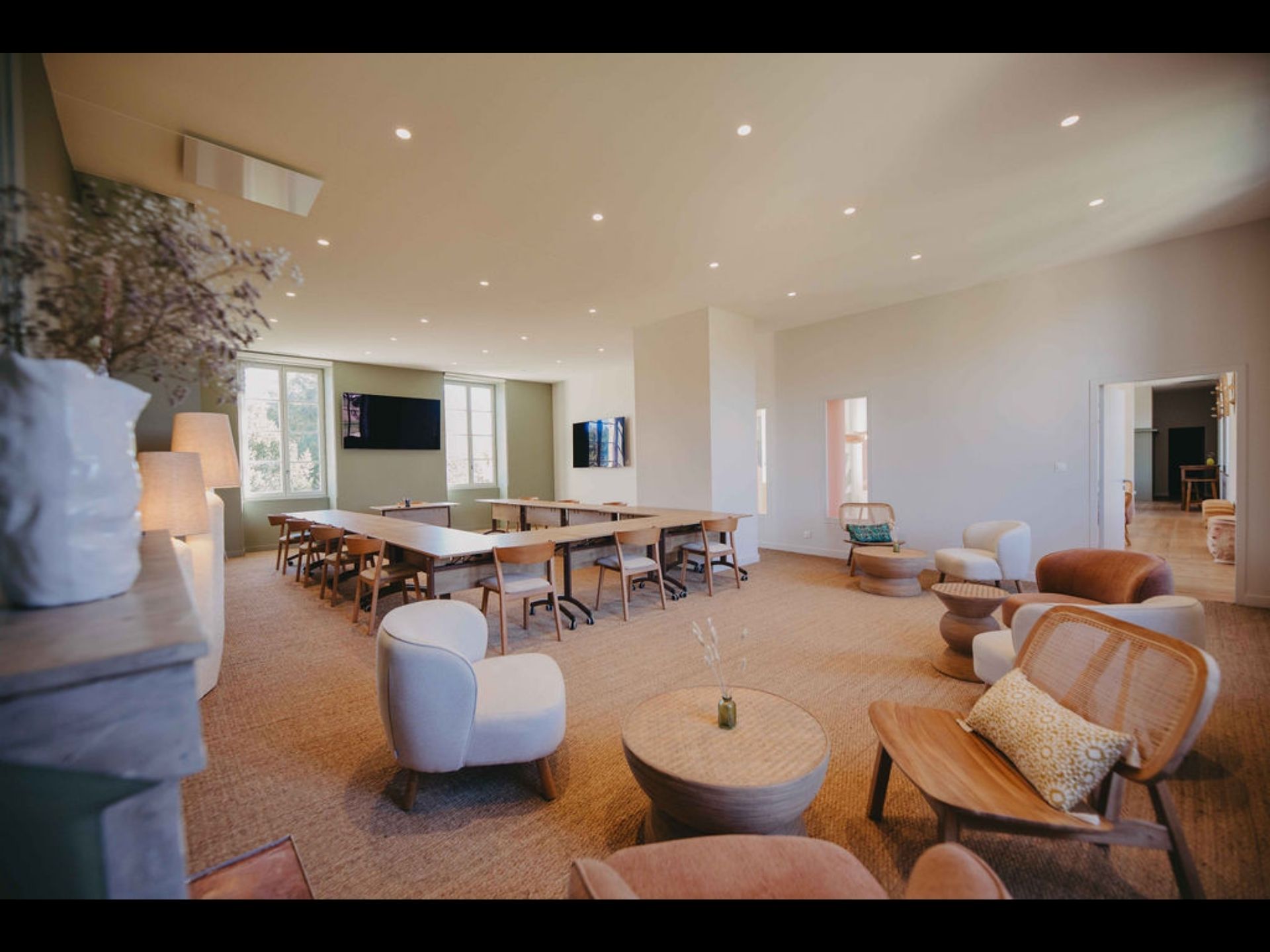 Sainte Raphine - salle Côté Chêne et Côté Pin