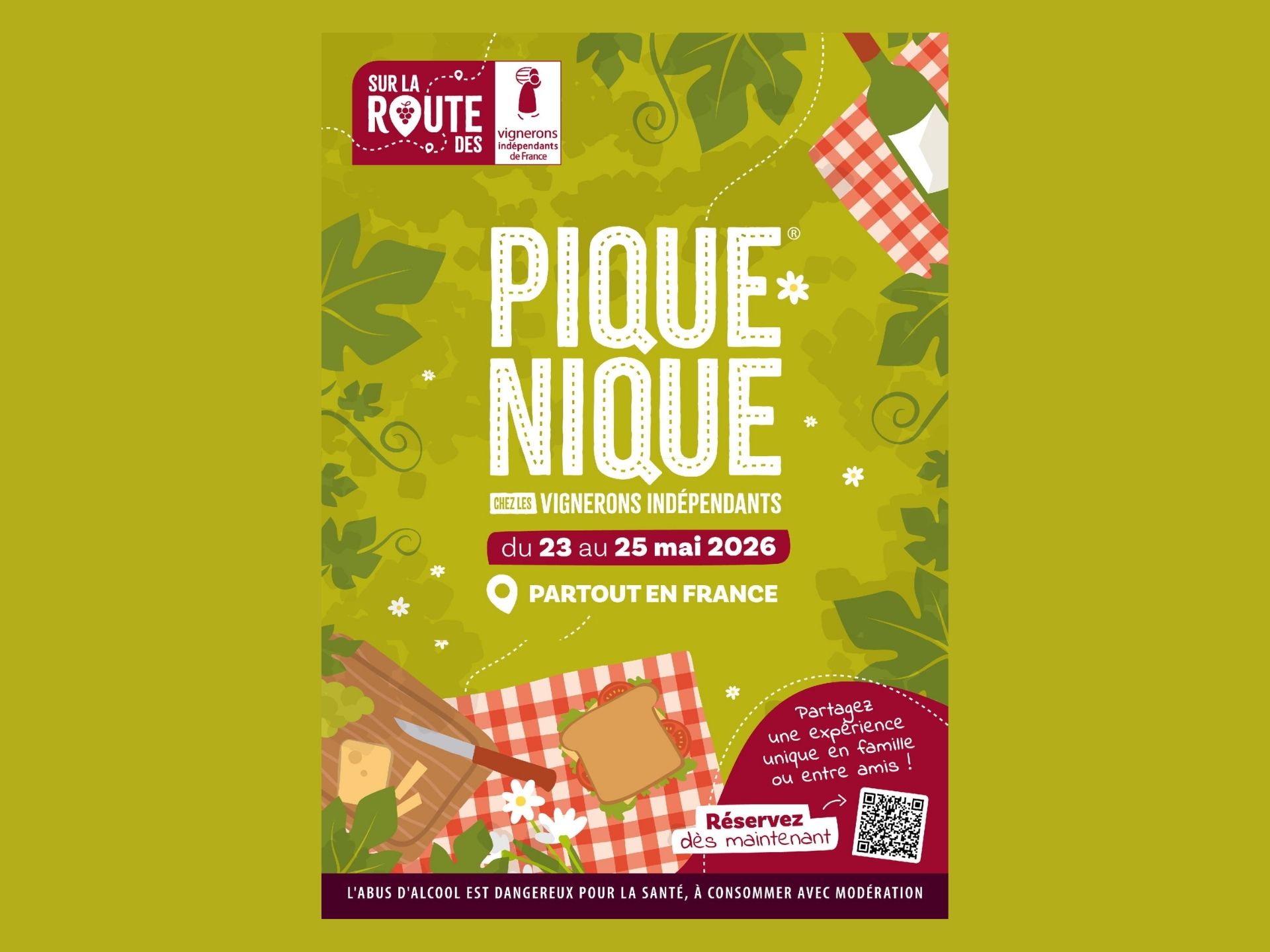 Pique-nique des Vignerons indépendants au Château de Croignon