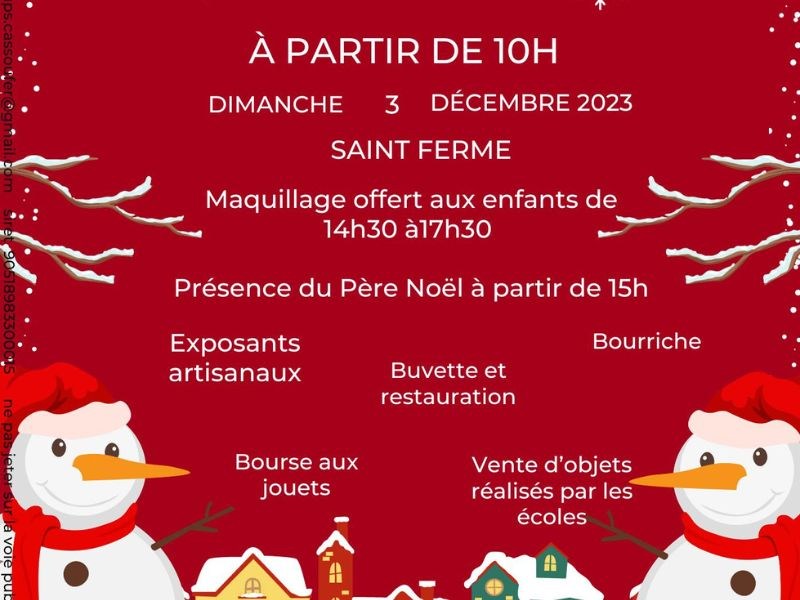 Marché de Noël de Saint-Ferme