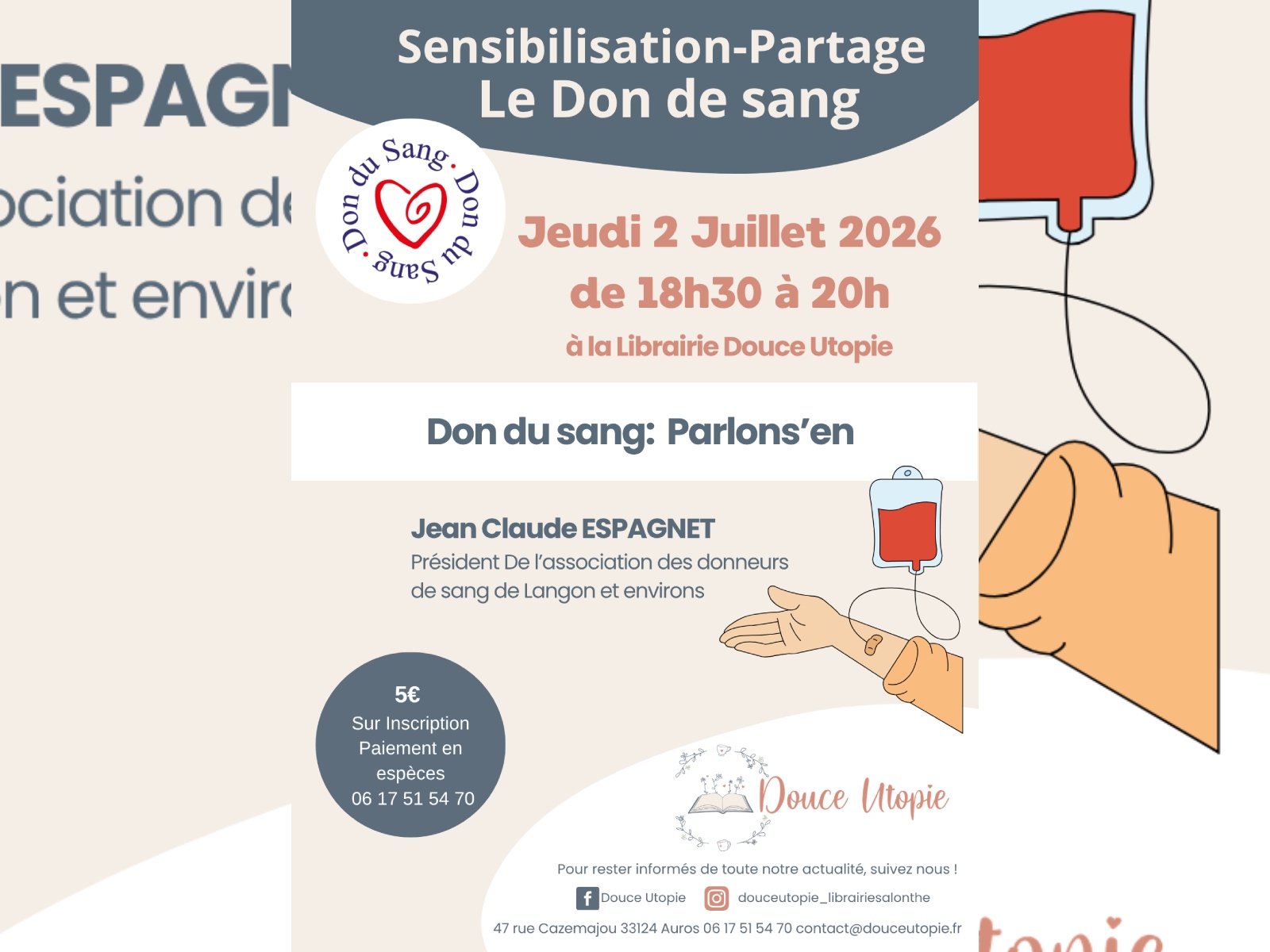 Sensibilisation au don du sang
