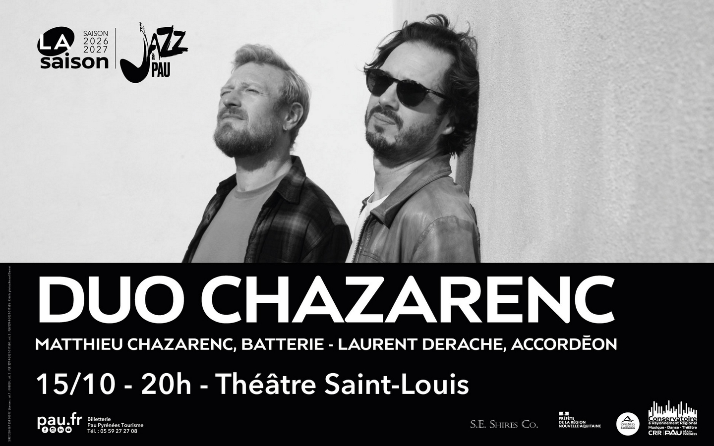 saison “off” avec le Conservatoire : Duo Chazarenc