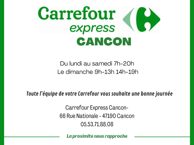 Carrefour Express Cancon