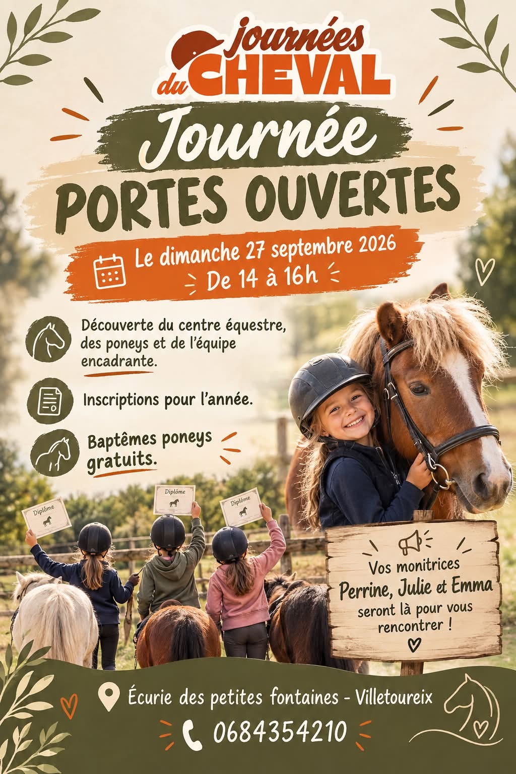 Journée du cheval Portes ouvertes 