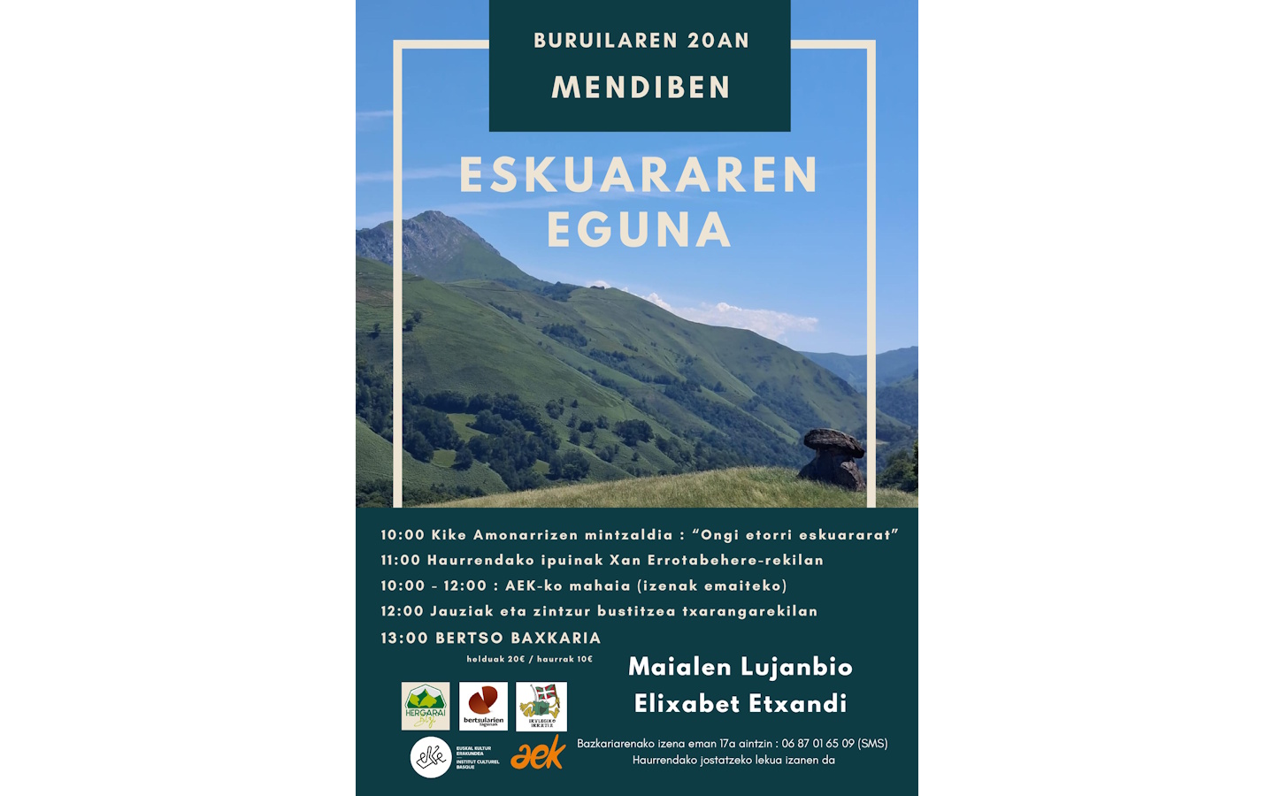 Euskararen eguna : journée de la langue basque
