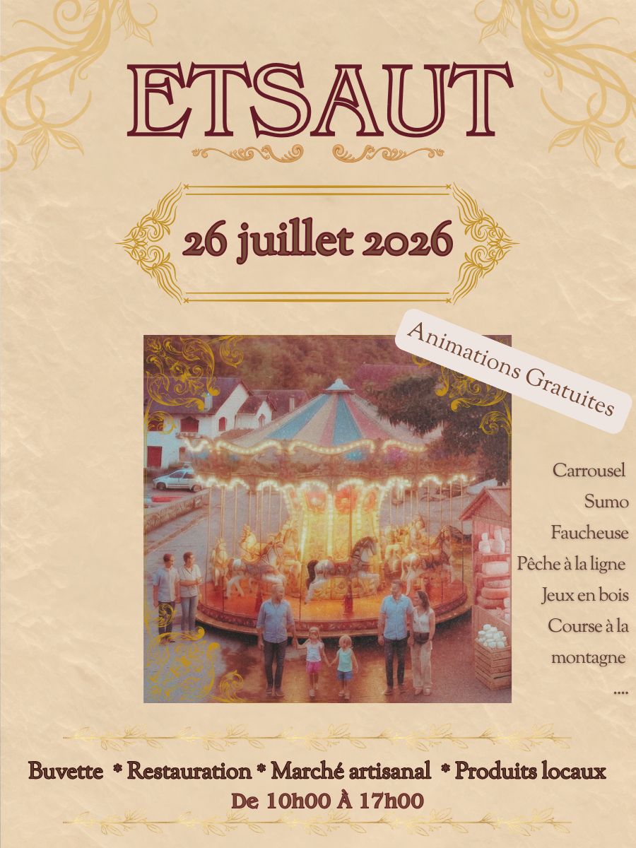 Animation dimanche des fêtes d'Etsaut