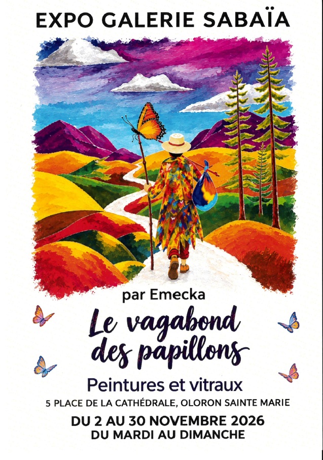 Exposition Le vagabon des papillons